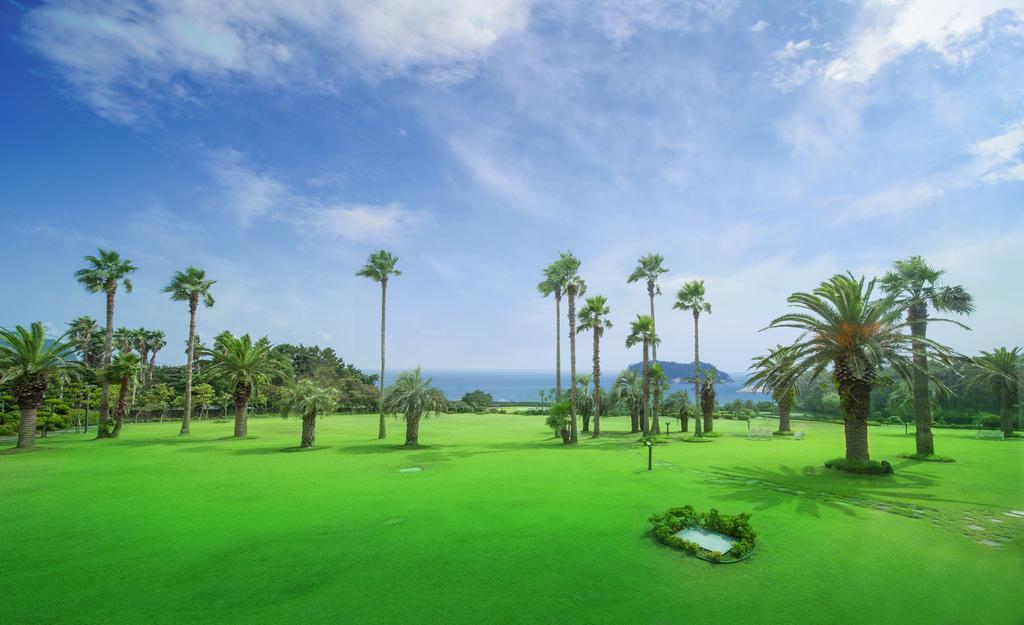 Seogwipo Kal Hotel Exterior foto Golf course in Jeju Island